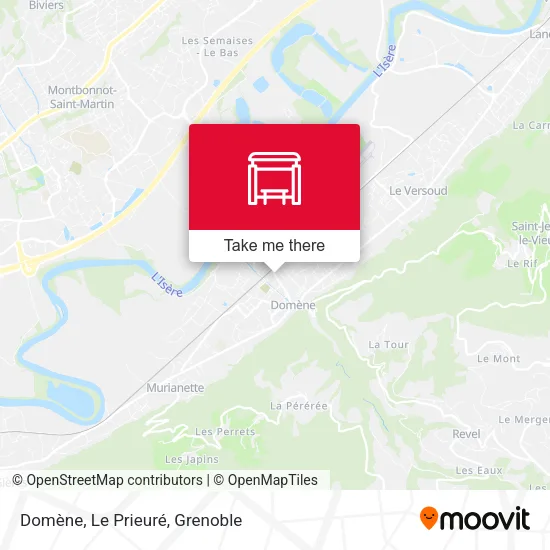 Domène, Le Prieuré map