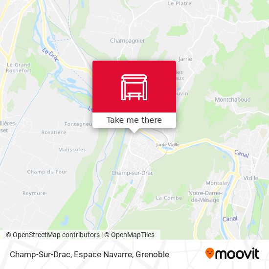 Champ-Sur-Drac, Espace Navarre map
