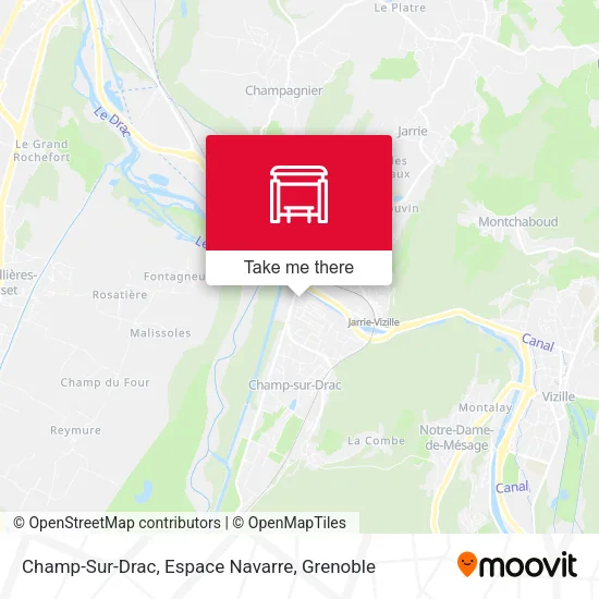 Champ-Sur-Drac, Espace Navarre map