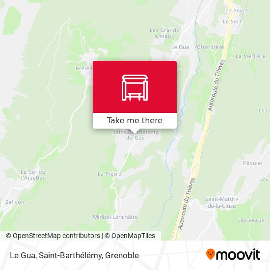 Le Gua, Saint-Barthélémy map