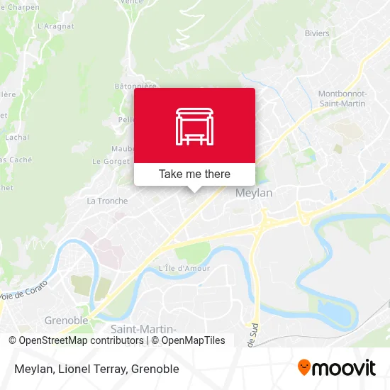 Meylan, Lionel Terray map