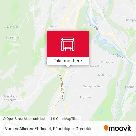 Varces-Allières-Et-Risset, République map