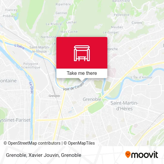 Grenoble, Xavier Jouvin map