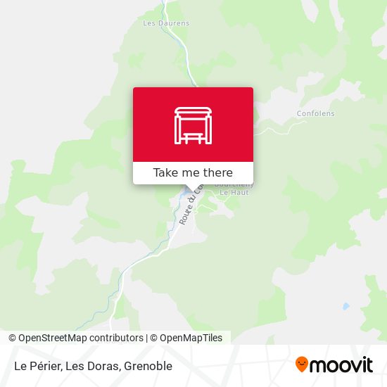 Le Périer, Les Doras map