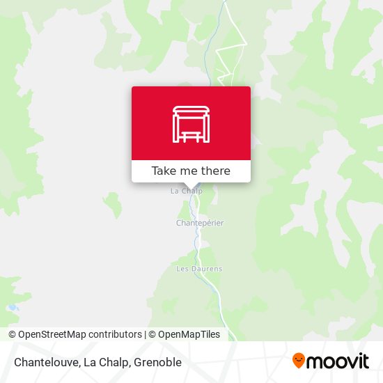 Chantelouve, La Chalp map