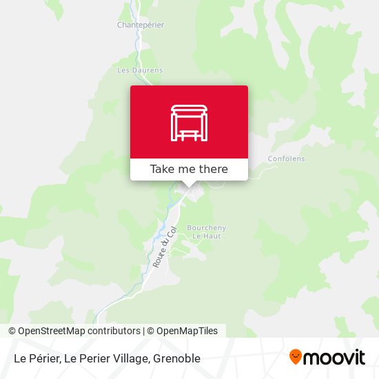 Le Périer, Le Perier Village map