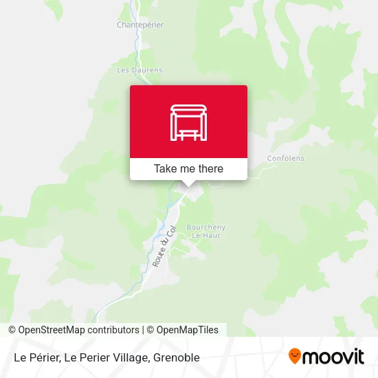 Le Périer, Le Perier Village map
