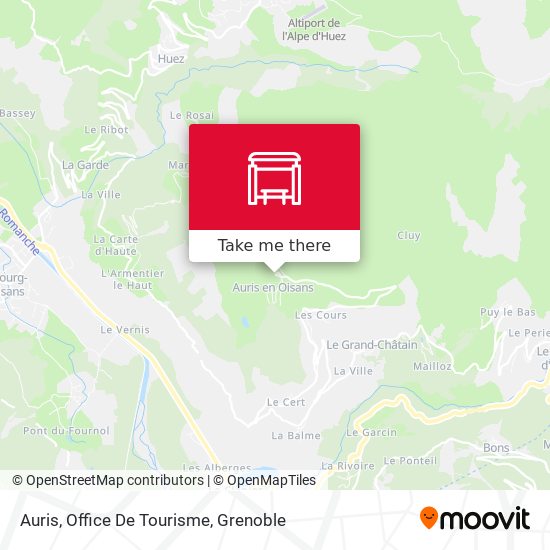 Auris, Office De Tourisme map