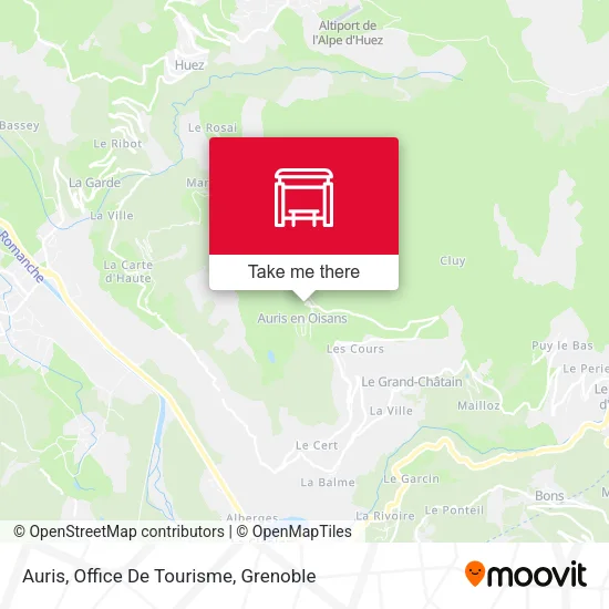 Auris, Office De Tourisme map