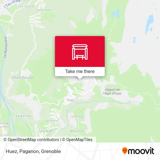 Huez, Paganon map