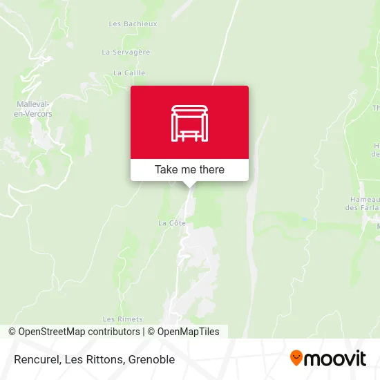 Rencurel, Les Rittons map