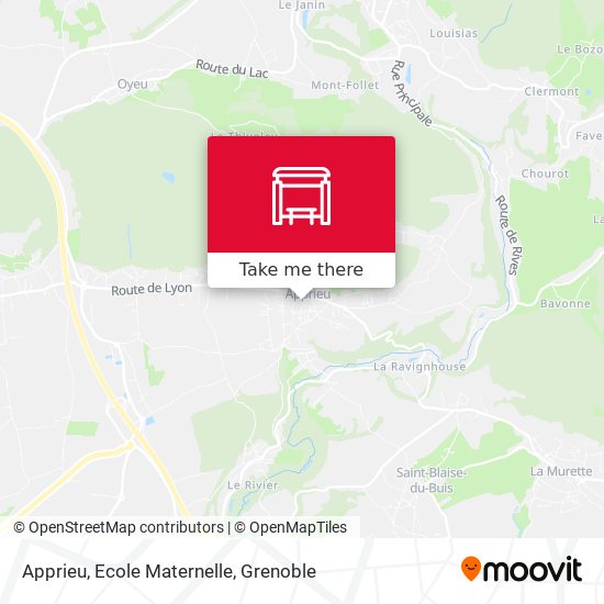 Apprieu, Ecole Maternelle map