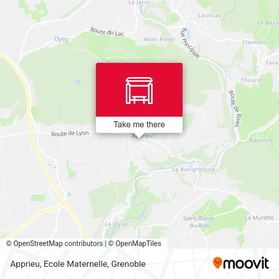Apprieu, Ecole Maternelle map