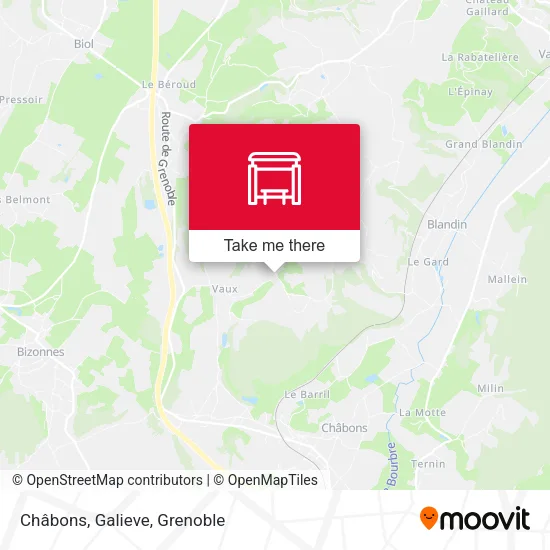 Châbons, Galieve map