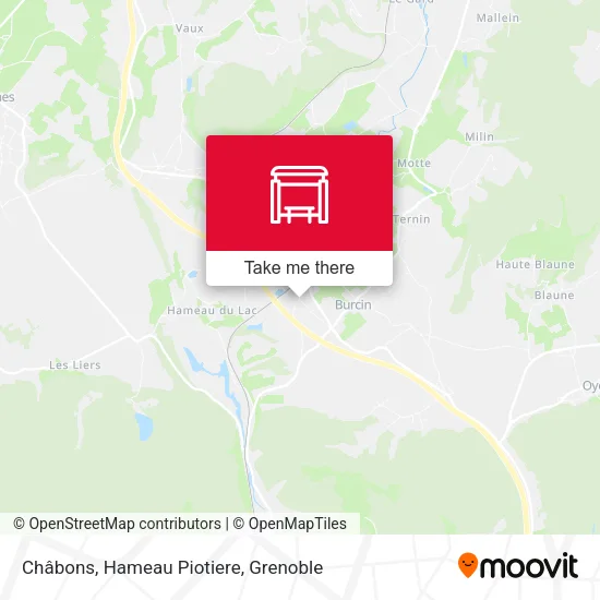 Châbons, Hameau Piotiere map