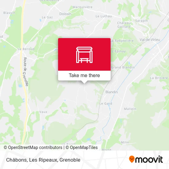 Châbons, Les Ripeaux map
