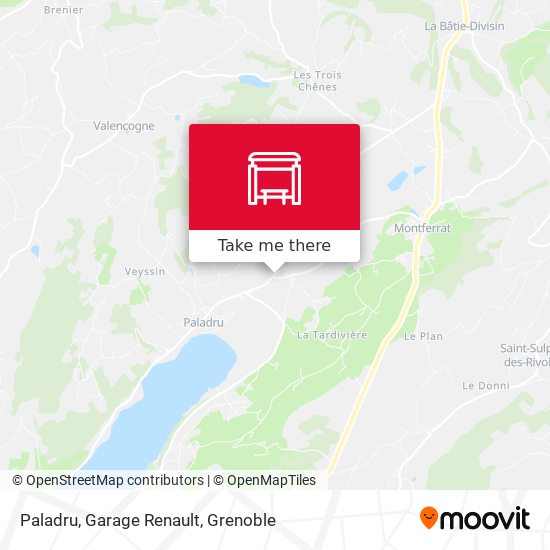 Paladru, Garage Renault map