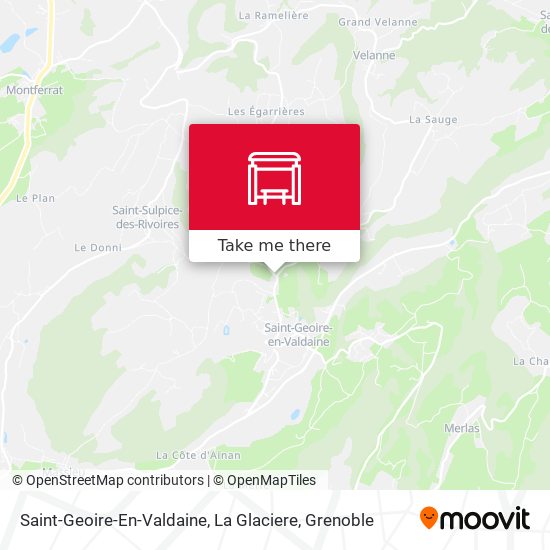 Saint-Geoire-En-Valdaine, La Glaciere map