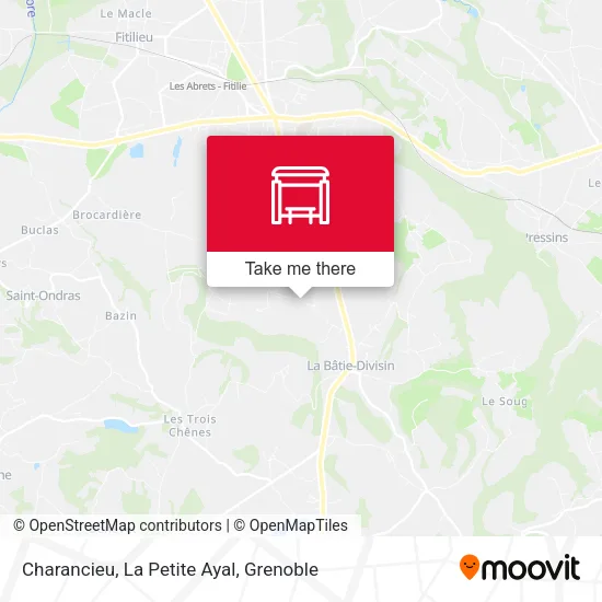 Charancieu, La Petite Ayal map