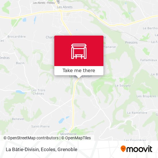 La Bâtie-Divisin, Ecoles map