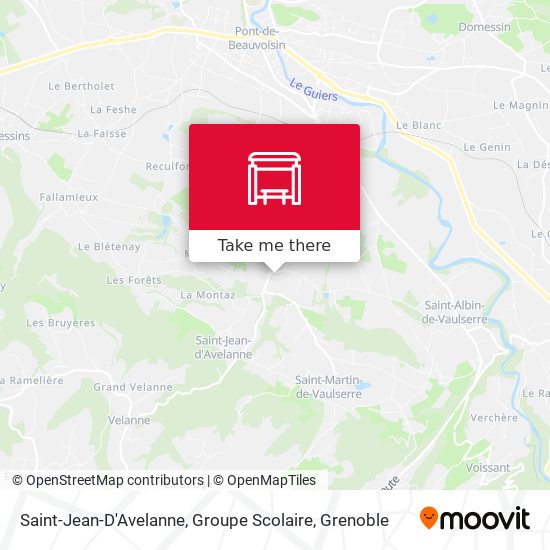 Saint-Jean-D'Avelanne, Groupe Scolaire map