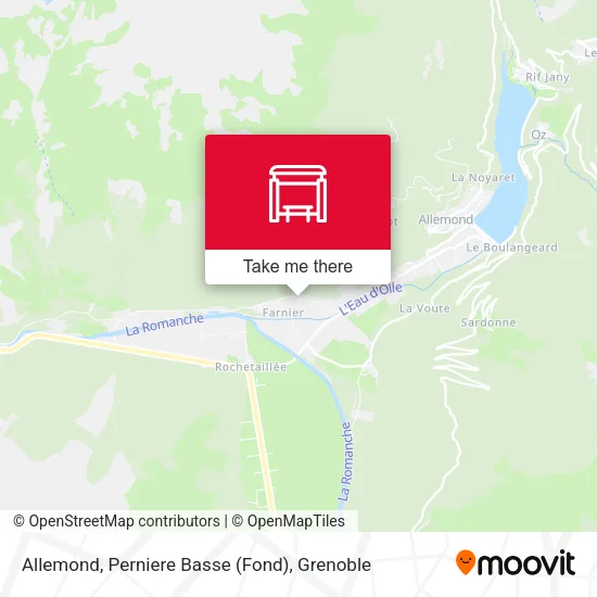 Allemond, Perniere Basse (Fond) map