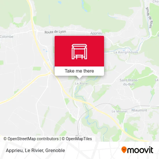 Apprieu, Le Rivier map