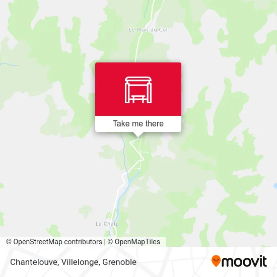 Chantelouve, Villelonge map