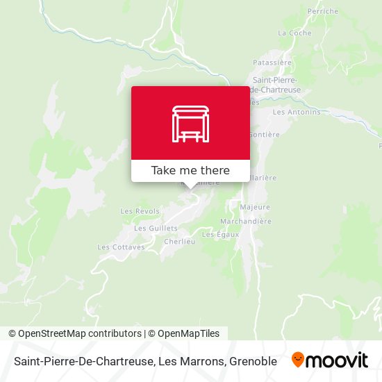 Saint-Pierre-De-Chartreuse, Les Marrons map