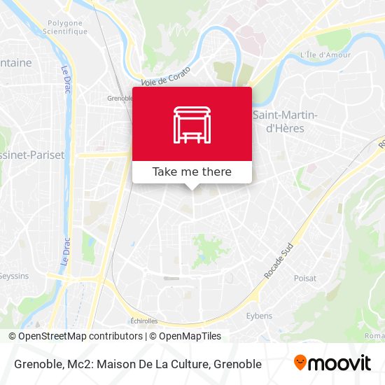 Grenoble, Mc2: Maison De La Culture map