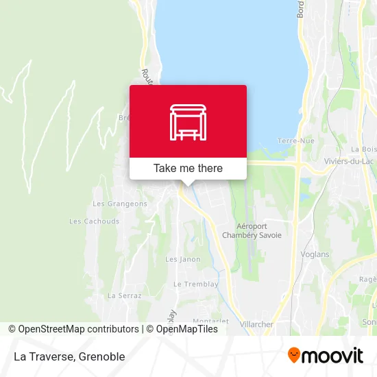 La Traverse map