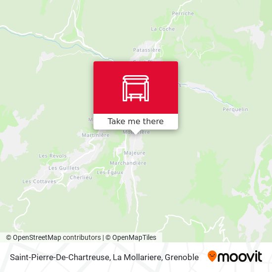 Saint-Pierre-De-Chartreuse, La Mollariere map