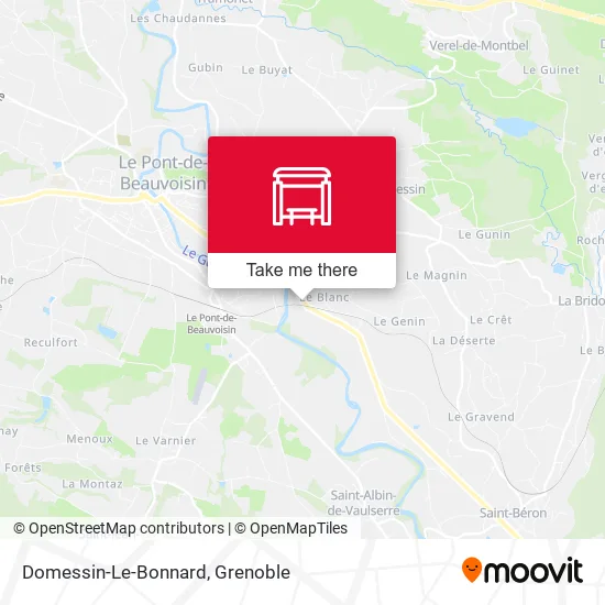 Domessin-Le-Bonnard map