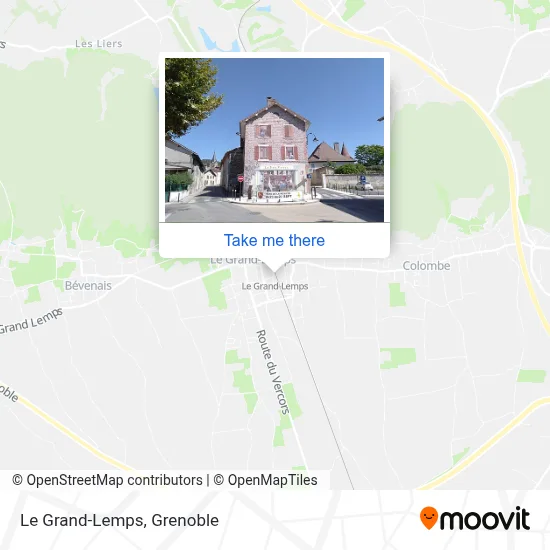 Le Grand-Lemps map