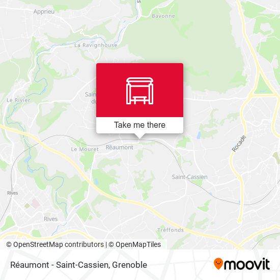 Réaumont - Saint-Cassien map