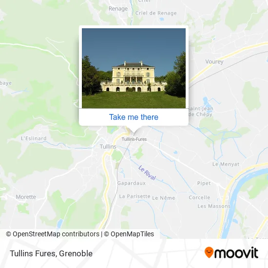 Tullins Fures map