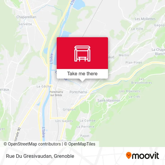 Rue Du Gresivaudan map