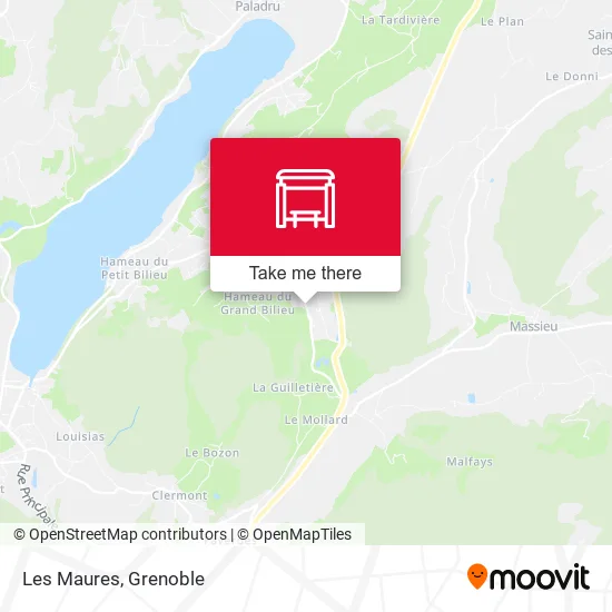 Les Maures map