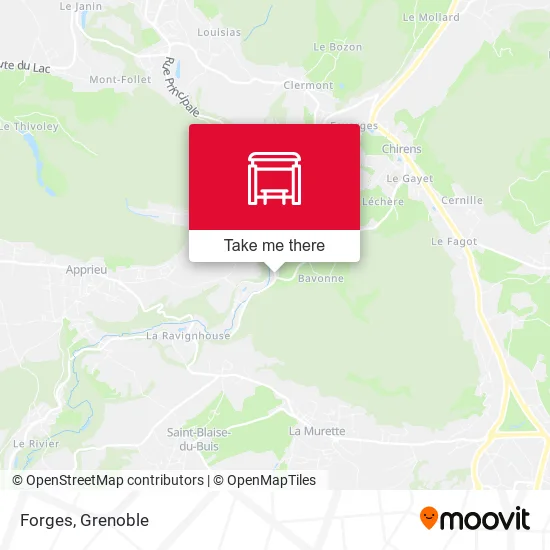 Forges map