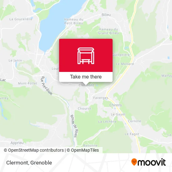 Clermont map