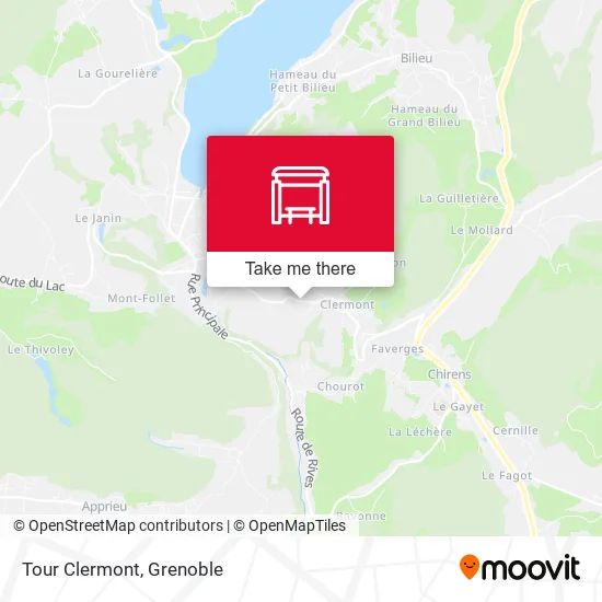 Tour Clermont map