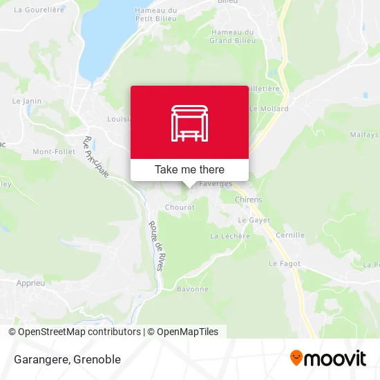 Garangere map