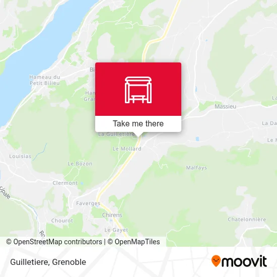 Guilletiere map