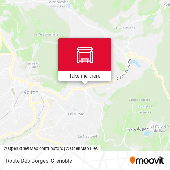 Route Des Gorges map