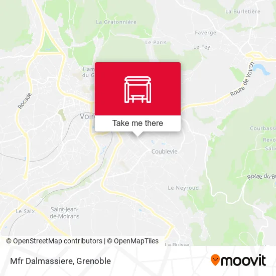 Mfr Dalmassiere map