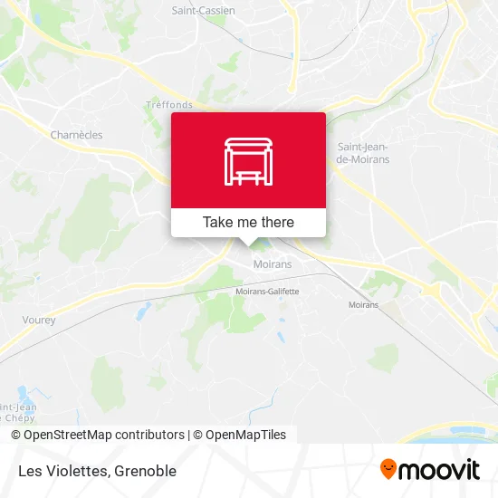 Les Violettes map