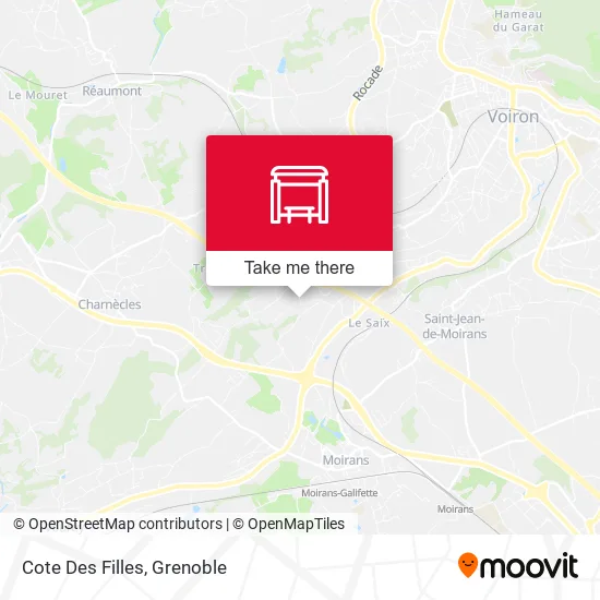 Cote Des Filles map