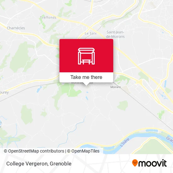 College Vergeron map