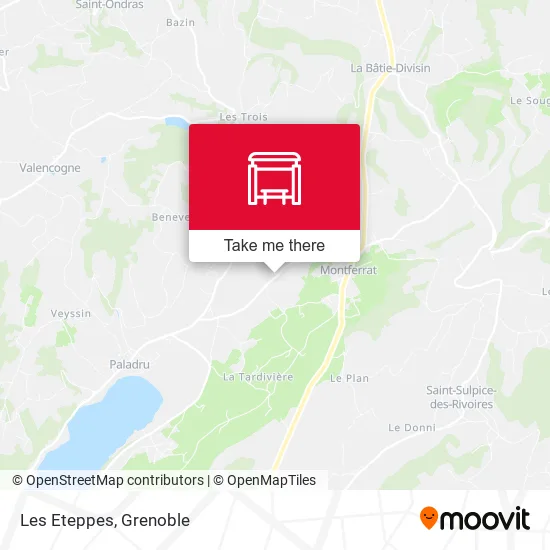 Les Eteppes map