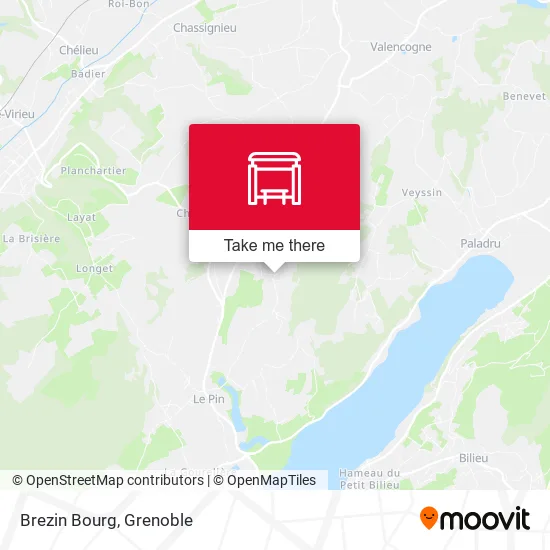 Brezin Bourg map